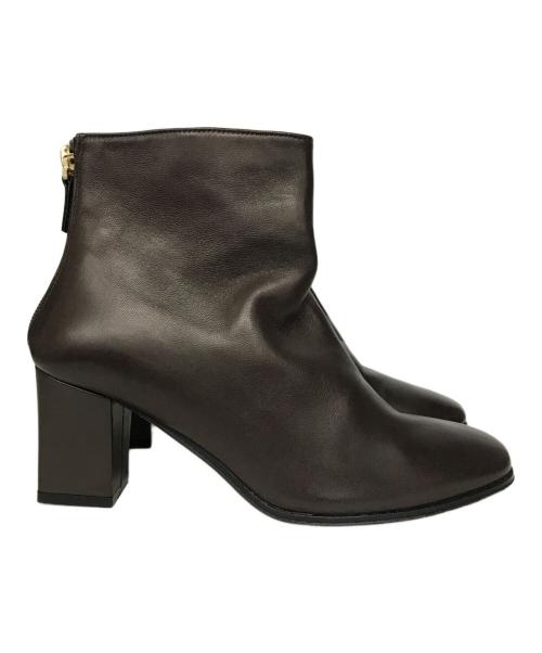 Brenta（ブレンタ）Brenta (ブレンタ) ショートヒールブーツ ブラウン サイズ:35の古着・服飾アイテム