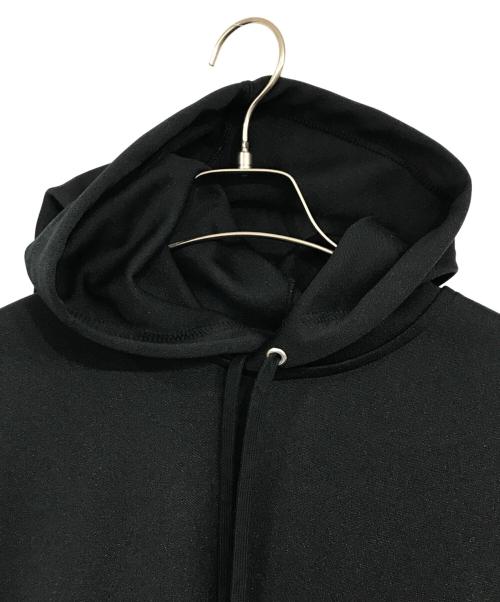 BLACK COMME des GARCONS（ブラックコムデギャルソン）BLACK COMME des GARCONS (ブラックコムデギャルソン) バックフラワーロゴパーカー ブラック サイズ:Lの古着・服飾アイテム