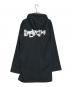 BLACK COMME des GARCONS (ブラックコムデギャルソン) バックフラワーロゴパーカー ブラック サイズ:L：10000円
