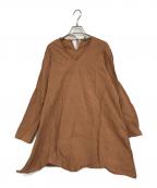 45rpm45アールピーエム）の古着「長袖ブラウス」｜ブラウン