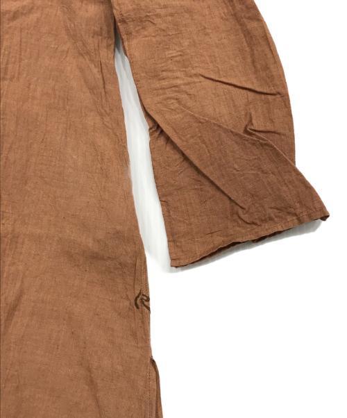 45rpm（45アールピーエム）45rpm (45アールピーエム) 長袖ブラウス ブラウン サイズ:1の古着・服飾アイテム