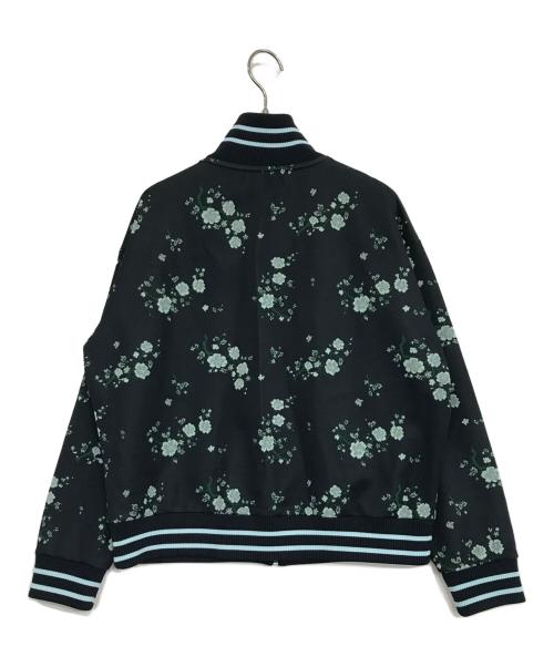 KENZO（ケンゾー）KENZO (ケンゾー) フローラル ジップ ボンバー ジャケット ネイビー サイズ:XSの古着・服飾アイテム