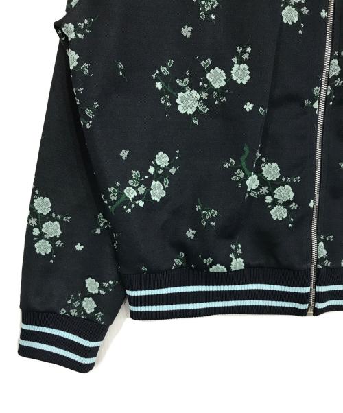KENZO（ケンゾー）KENZO (ケンゾー) フローラル ジップ ボンバー ジャケット ネイビー サイズ:XSの古着・服飾アイテム