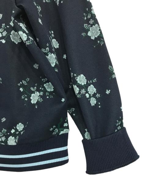 KENZO（ケンゾー）KENZO (ケンゾー) フローラル ジップ ボンバー ジャケット ネイビー サイズ:XSの古着・服飾アイテム