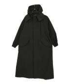 Audrey and John Wadオードリーアンドジョンワッド）の古着「タフタピーチ モッズコート」｜ブラック
