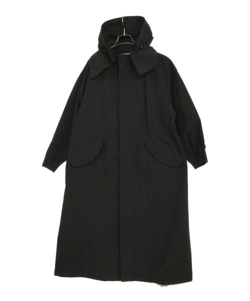 Audrey and John Wad（オードリーアンドジョンワッド）Audrey and John Wad (オードリーアンドジョンワッド) タフタピーチ モッズコート ブラック サイズ:Fの古着・服飾アイテム