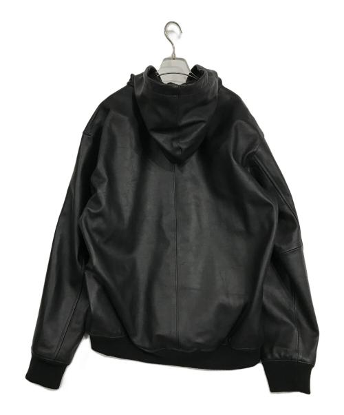 Schott（ショット）Schott (ショット) フルジップレザーパーカーブルゾン ブラック サイズ:2XLの古着・服飾アイテム