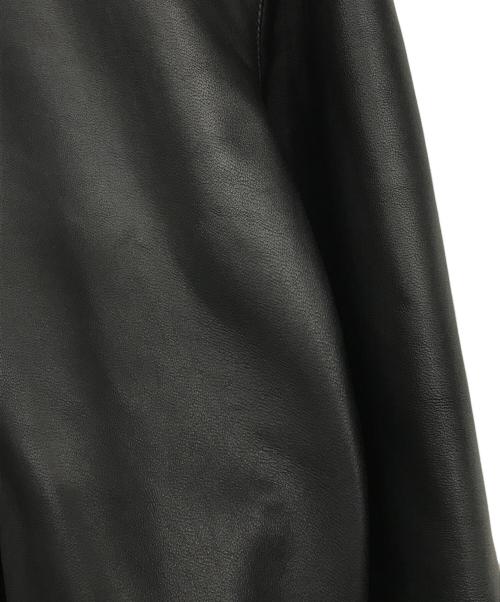 Schott（ショット）Schott (ショット) フルジップレザーパーカーブルゾン ブラック サイズ:2XLの古着・服飾アイテム