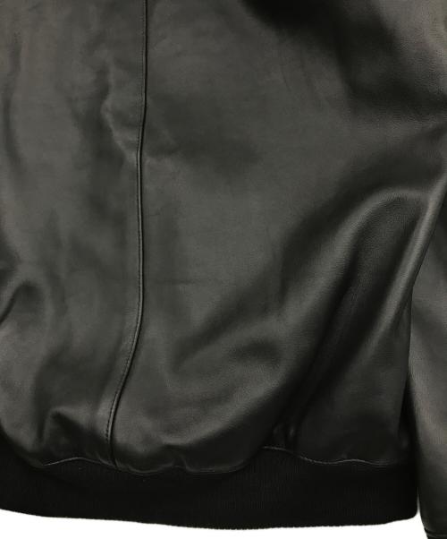 Schott（ショット）Schott (ショット) フルジップレザーパーカーブルゾン ブラック サイズ:2XLの古着・服飾アイテム