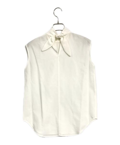DRESSTERIOR（ドレステリア）DRESSTERIOR (ドレステリア) バックリボンハイネック ホワイト サイズ:SZIE 34の古着・服飾アイテム