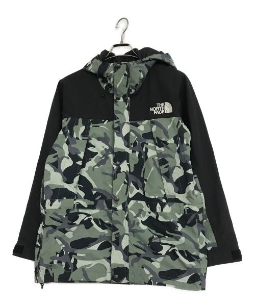 THE NORTH FACE（ザ ノース フェイス）THE NORTH FACE (ザ ノース フェイス) Novelty Mountain Light Jacket ブラック×グリーン サイズ:Sの古着・服飾アイテム