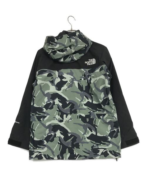 THE NORTH FACE（ザ ノース フェイス）THE NORTH FACE (ザ ノース フェイス) Novelty Mountain Light Jacket ブラック×グリーン サイズ:Sの古着・服飾アイテム