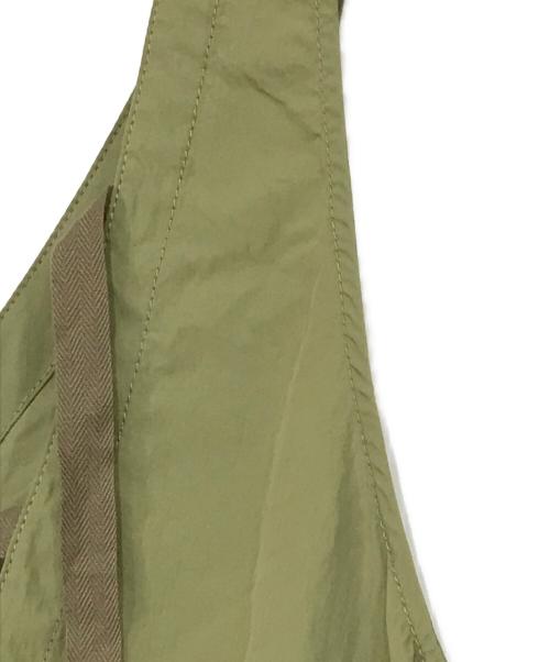 BEAMS BOY（ビームスボーイ）BEAMS BOY (ビームスボーイ) ナイロン タッサー C-1 ノースリーブ ワンピース 黄緑 サイズ:記載なしの古着・服飾アイテム