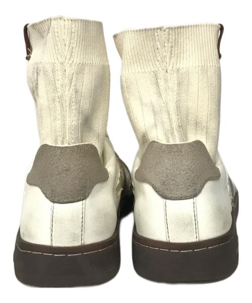 FOOT INDUSTRY（フットインダストリー）FOOT INDUSTRY (フットインダストリー) ソックススニーカー ベージュ サイズ:39の古着・服飾アイテム