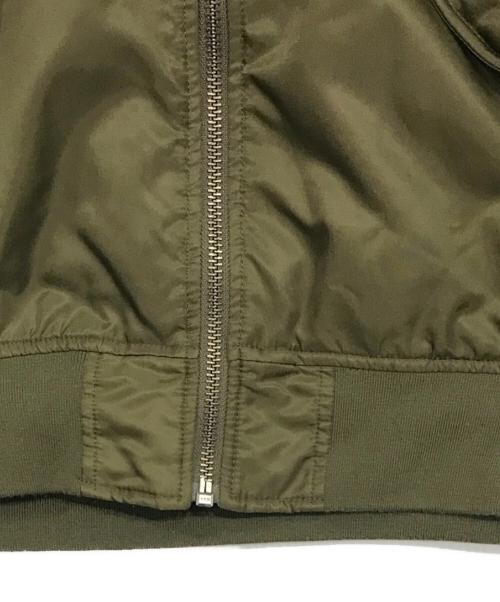 Paris Saint-Germain（パリサンジェルマン）Paris Saint-Germain (パリサンジェルマン) MA-1 ブルゾン カーキ サイズ:Mの古着・服飾アイテム