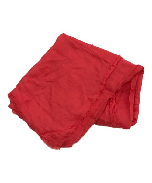 FALIERO SARTI（ファリエロサルティ）Faliero Sarti (ファリエロサルティ) カシミヤ混ストール レッドの古着・服飾アイテム