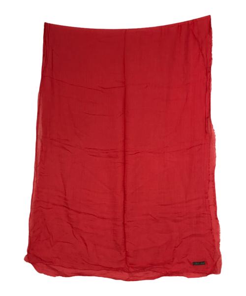FALIERO SARTI（ファリエロサルティ）Faliero Sarti (ファリエロサルティ) カシミヤ混ストール レッドの古着・服飾アイテム