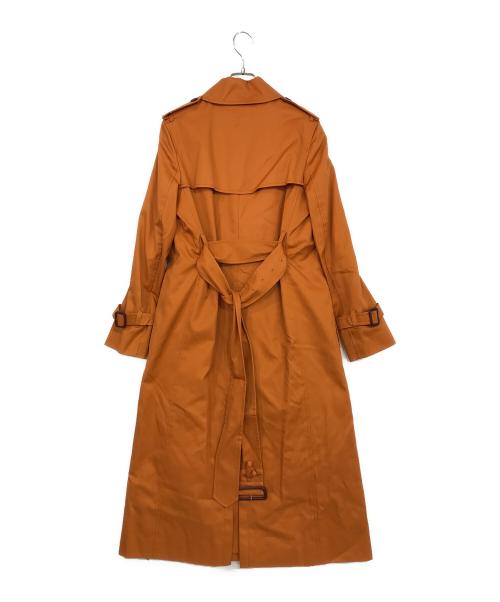 beautiful people（ビューティフルピープル）beautiful people (ビューティフルピープル) ultimate pima twill skinny trench coat オレンジ サイズ:36の古着・服飾アイテム