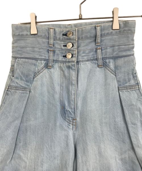 STUMBLY（スタンブリ―）STUMBLY (スタンブリ―) ハイウエストワイドパンツ インディゴ サイズ:36の古着・服飾アイテム