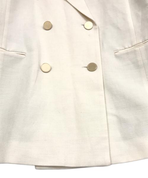 MICA&DEAL（マイカアンドディール）MICA&DEAL (マイカアンドディール) ダブルボタンテーラードジャケット アイボリー サイズ:Fの古着・服飾アイテム