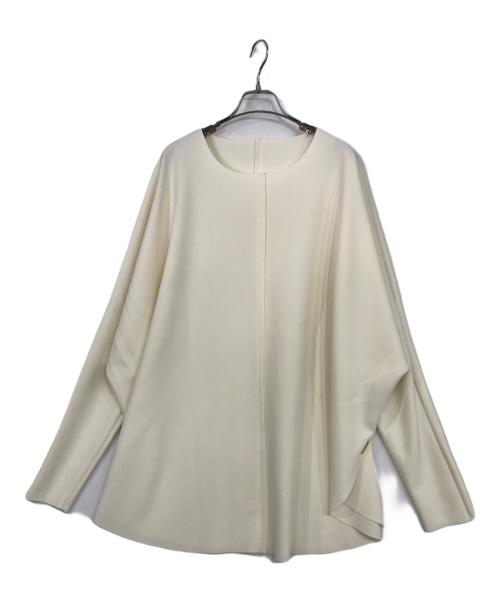 atelier brugge（アトリエ ブルージュ）atelier brugge (アトリエ ブルージュ) ドロップショルダープルオーバー ホワイト サイズ:Fの古着・服飾アイテム