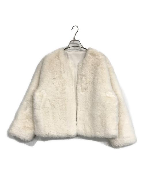 Gypsohila（ジプソフィア）Gypsohila (ジプソフィア) Noble Blouson ホワイト サイズ:Fの古着・服飾アイテム