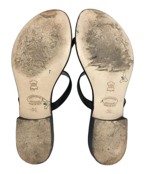 il Sandalo of Capri（イル・サンダロ・オブ・カプリ）il sandalo of capri (イル・サンダロ・オブ・カプリ) サンダル ブラック サイズ:36の古着・服飾アイテム