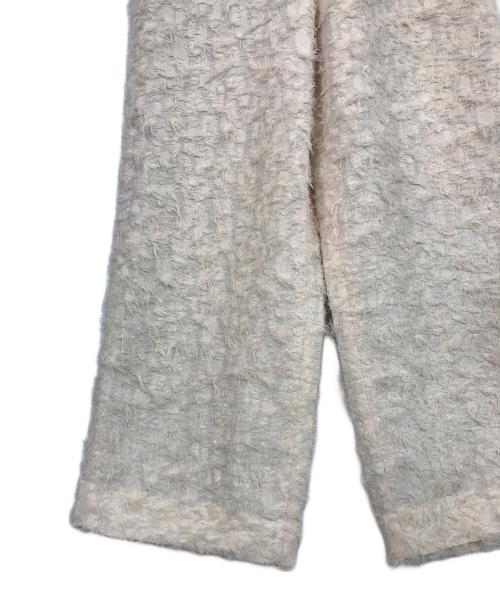 BEAUTY&YOUTH（ビューティーアンドユース）BEAUTY&YOUTH (ビューティーアンドユース) フリンジ バックゴムパンツ ベージュ サイズ:Sの古着・服飾アイテム