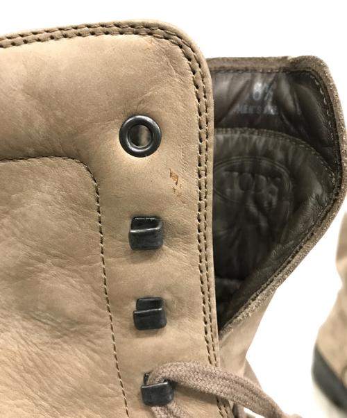TOD'S（トッズ）TOD'S (トッズ) レースアップブーツ ブラウン サイズ:6　1/2の古着・服飾アイテム