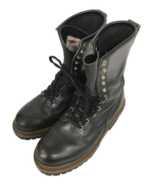 RED WING（レッドウィング）RED WING (レッドウィング) 90sロガーブーツ ブラック サイズ:7Dの古着・服飾アイテム