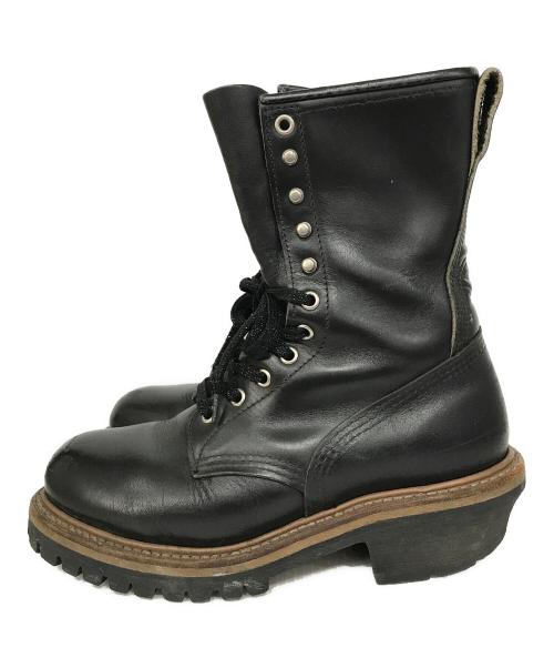 RED WING（レッドウィング）RED WING (レッドウィング) 90sロガーブーツ ブラック サイズ:7Dの古着・服飾アイテム