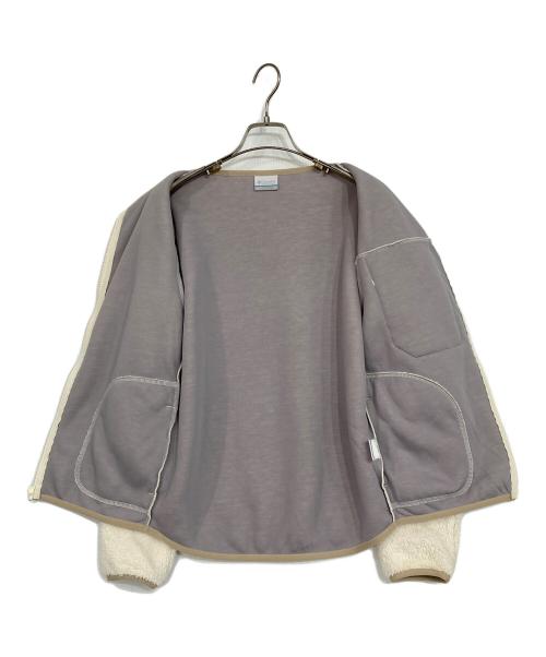 Columbia（コロンビア）Columbia (コロンビア) Wクレストフリースカーディガン ベージュ サイズ:Mの古着・服飾アイテム