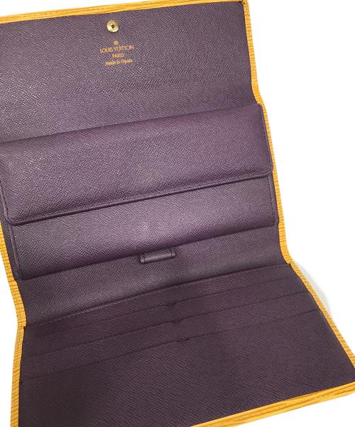 LOUIS VUITTON（ルイ ヴィトン）LOUIS VUITTON (ルイ ヴィトン) ポルトトレゾールインターナショナル タッシリイエローの古着・服飾アイテム