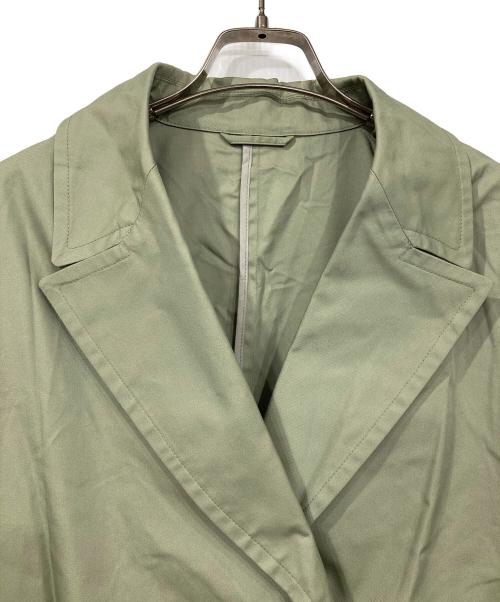 JOURNAL STANDARD relume（ジャーナルスタンダード レリューム）JOURNAL STANDARD relume (ジャーナルスタンダード レリューム) オーガニックコットン混イージーコート 黄緑 サイズ:38の古着・服飾アイテム