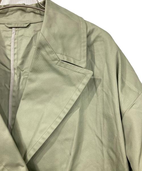 JOURNAL STANDARD relume（ジャーナルスタンダード レリューム）JOURNAL STANDARD relume (ジャーナルスタンダード レリューム) オーガニックコットン混イージーコート 黄緑 サイズ:38の古着・服飾アイテム