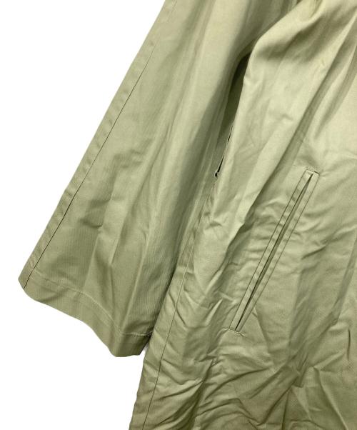 JOURNAL STANDARD relume（ジャーナルスタンダード レリューム）JOURNAL STANDARD relume (ジャーナルスタンダード レリューム) オーガニックコットン混イージーコート 黄緑 サイズ:38の古着・服飾アイテム