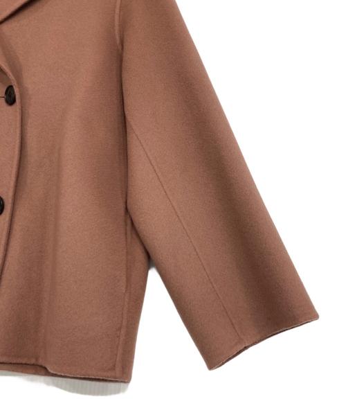 theory（セオリー）theory (セオリー) Pコート ブラウン サイズ:Mの古着・服飾アイテム