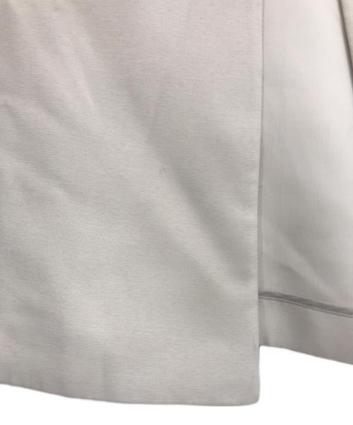 Noble（ノーブル）Noble (ノーブル) トリプルクロスワイドカラーロングコート アイボリー サイズ:Mの古着・服飾アイテム