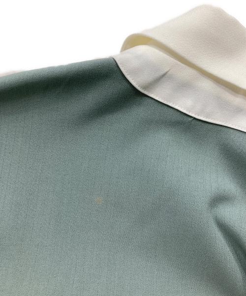 REDYAZEL（レディアゼル）REDYAZEL (レディアゼル) バイカラースキッパー半袖シャツワンピース グリーン サイズ:Mの古着・服飾アイテム