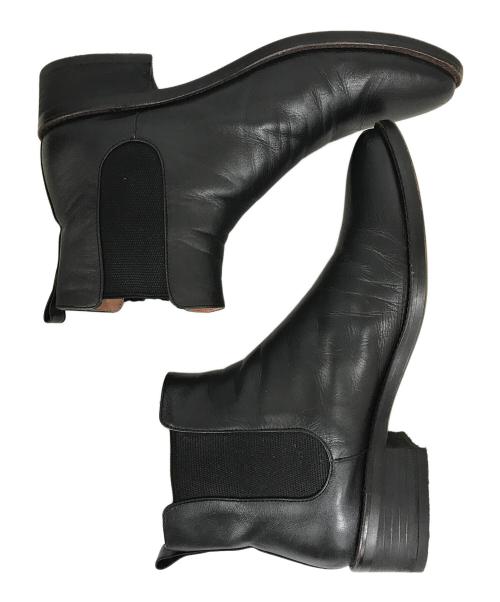 MARGARET HOWELL idea（マーガレット ハウエル アイディア）MARGARET HOWELL idea (マーガレット ハウエル アイディア) サイドゴアブーツ ブラック サイズ:23 1/2の古着・服飾アイテム