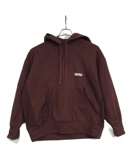 CAHLUMN（カウラム）CAHLUMN (カウラム) プルオーバーパーカー ブラウン サイズ:Mの古着・服飾アイテム