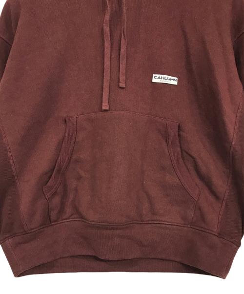 CAHLUMN（カウラム）CAHLUMN (カウラム) プルオーバーパーカー ブラウン サイズ:Mの古着・服飾アイテム