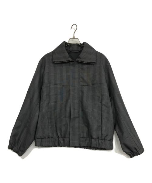 Adam et Rope（アダム エ ロペ）Adam et Rope (アダム エ ロペ) ハイカラー オーバーサイズ ボクシー ブルゾン グレー サイズ:Lの古着・服飾アイテム