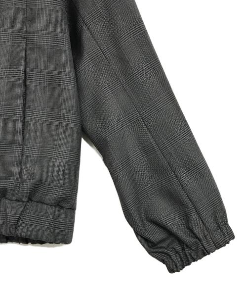 Adam et Rope（アダム エ ロペ）Adam et Rope (アダム エ ロペ) ハイカラー オーバーサイズ ボクシー ブルゾン グレー サイズ:Lの古着・服飾アイテム