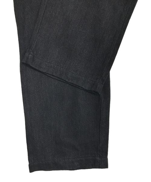 nestrobe confect（ネストローブ コンフェクト）nestrobe confect (ネストローブ コンフェクト) ルーズデニムワークトラウザーズ ブラック サイズ:4の古着・服飾アイテム