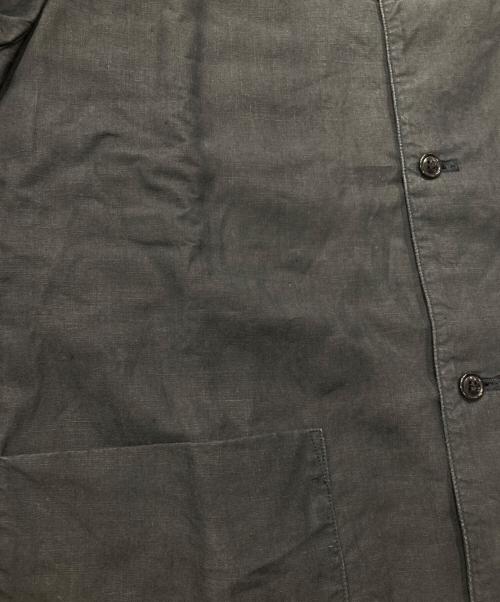 nestrobe confect（ネストローブ コンフェクト）nestrobe confect (ネストローブ コンフェクト) ハイカウントリネンユーティリティジャケット ブラック サイズ:4の古着・服飾アイテム