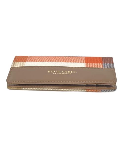 BLUE LABEL CRESTBRIDGE（ブルーレーベルクレストブリッジ）BLUE LABEL CRESTBRIDGE (ブルーレーベルクレストブリッジ) カードケース ブラウンの古着・服飾アイテム