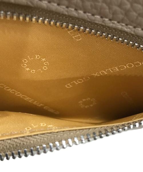 COCOCELUX GOLD（ココセリュックスゴールド）COCOCELUX GOLD (ココセリュックスゴールド) 多機能ウオレット ベージュの古着・服飾アイテム