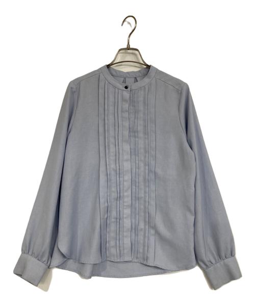 UNITED TOKYO（ユナイテッドトーキョー）UNITED TOKYO (ユナイテッドトーキョー) ピンタックブラウス ブルーの古着・服飾アイテム