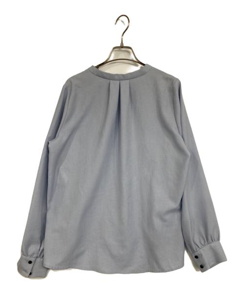 UNITED TOKYO（ユナイテッドトーキョー）UNITED TOKYO (ユナイテッドトーキョー) ピンタックブラウス ブルーの古着・服飾アイテム